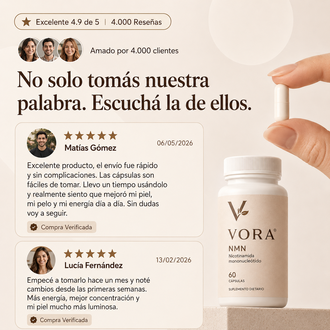 VORA | Ciencia para tu Vitalidad